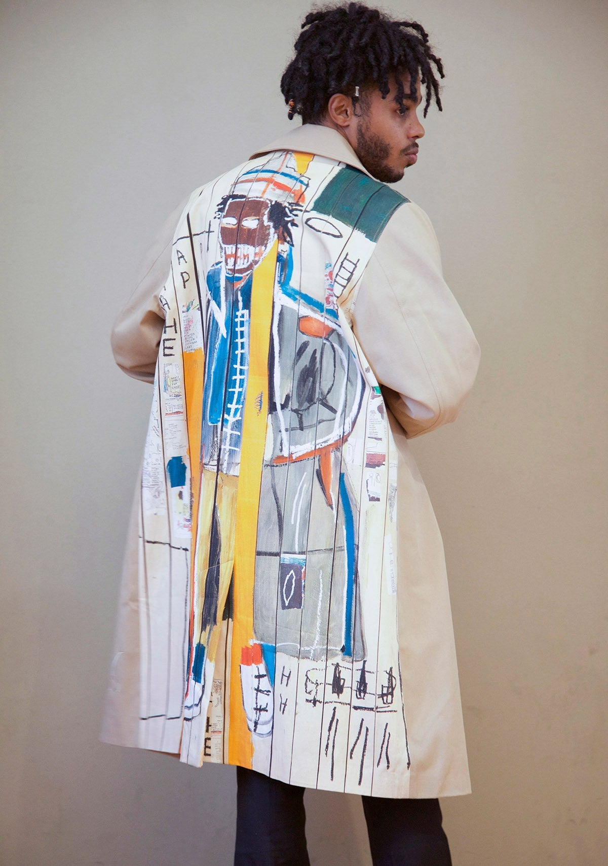 Basquiat "Anthony Clarke" Trench Coat