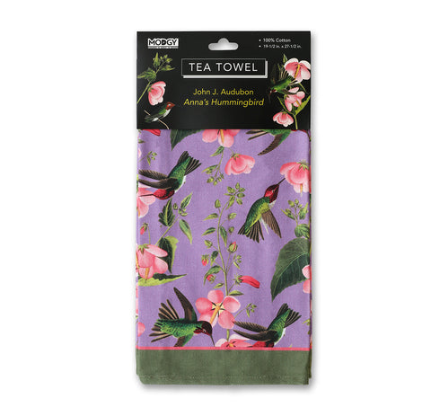 Anna's Hummingbird Tea Towel