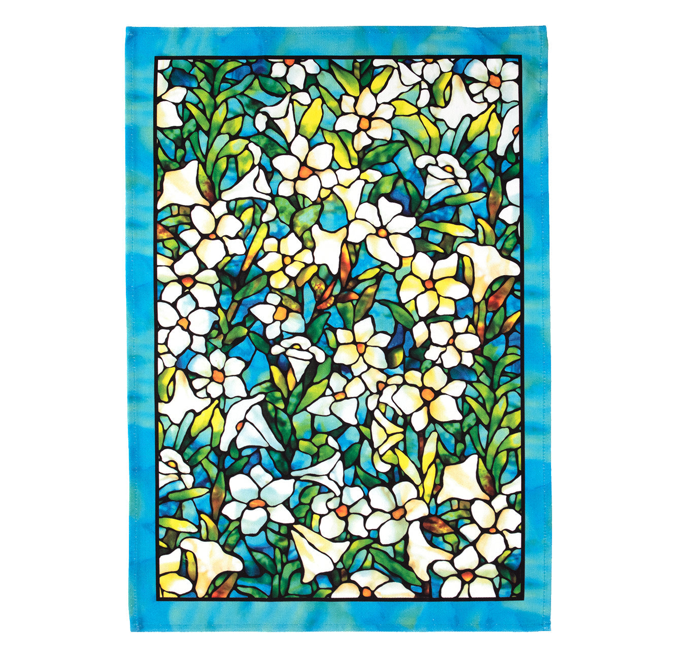 Tiffany Lilies Tea Towel