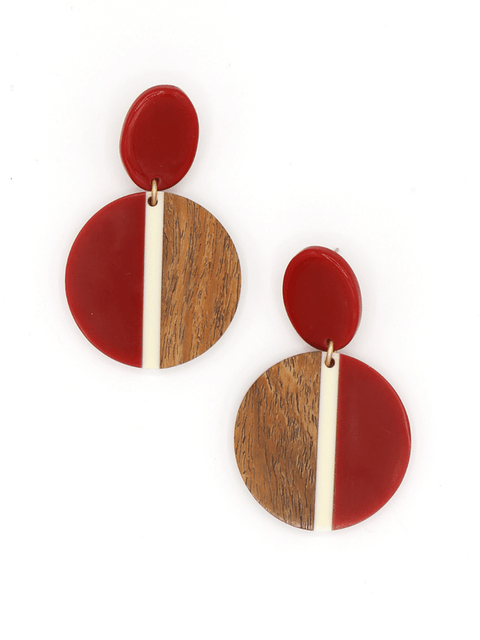 Volcano Wood Earrings