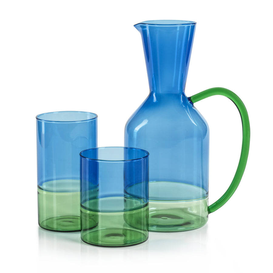 Riviera Two-Toned Glass Tumbler