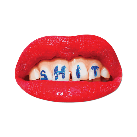 Shit by Toiletpaper - Die-Cut Sticker (Lips) - Mint Museum Store
