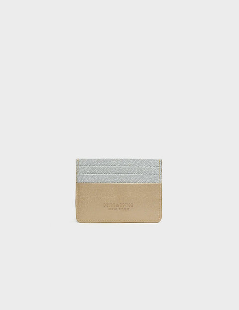 Filium Golden Leather Cardholder - Look Up