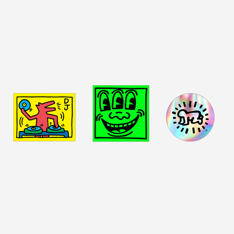 Pop Shop Pack by Keith Haring - Sticker Pack of 3