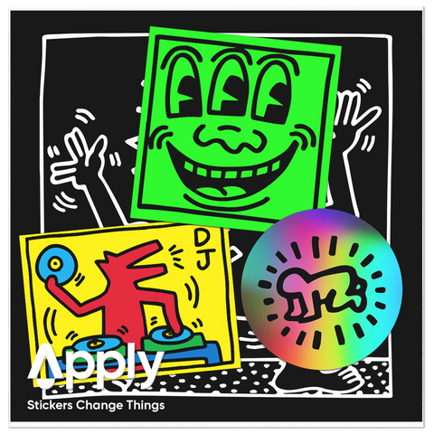 Pop Shop Pack by Keith Haring - Sticker Pack of 3