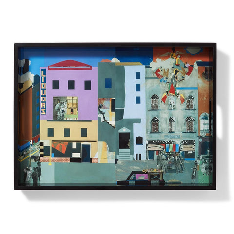 Romare Bearden Block Lacquer Tray