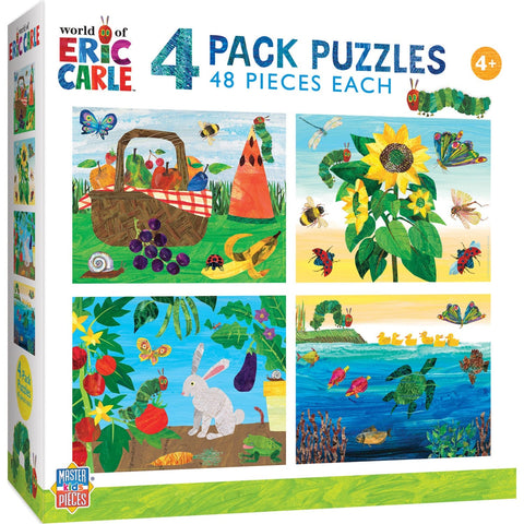 Eric Carle 4 Pack Kids Puzzles