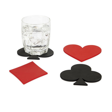 Red/Black Dealer Coasters