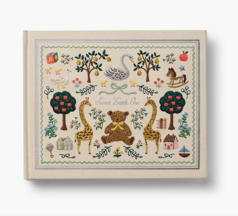 Storybook Embroidered Baby Book