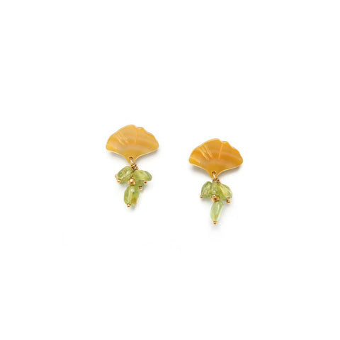 Nature Bijoux Gingko Top Earring