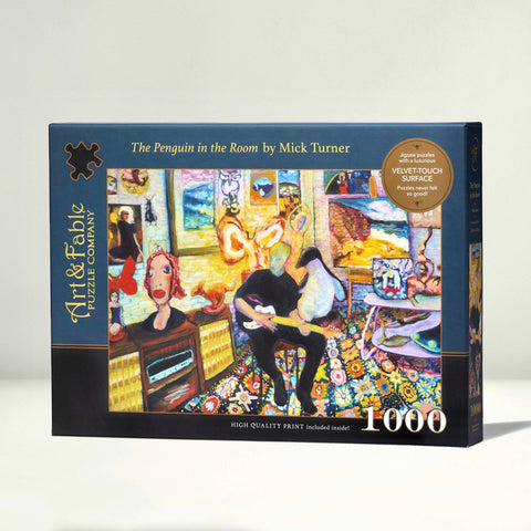 Penguin in the Room; 1000-pc Velvet-Touch Puzzle