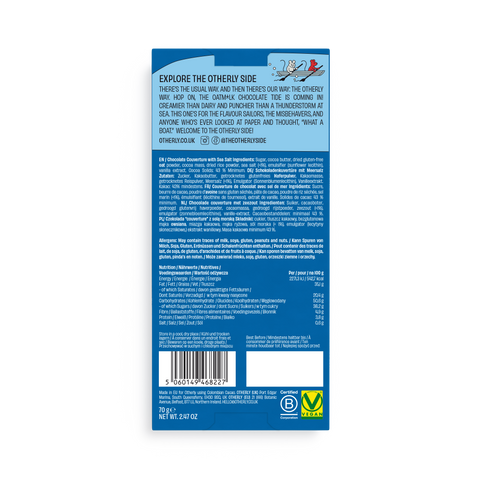 Otherly - Sea Salt Oatm*lk Chocolate Bar - 70g - Vegan