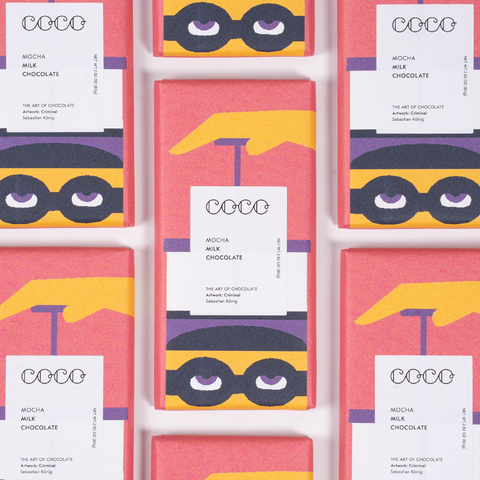 Mocha Milk Chocolate Bar 80g - Mint Museum Store