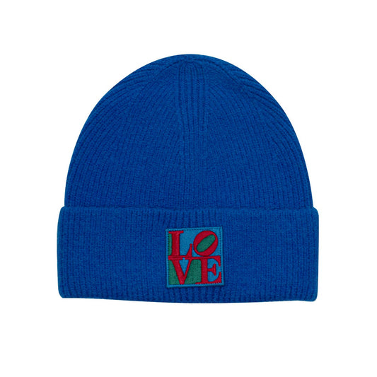 Robert Indiana "Love" Patch Knit Beanie