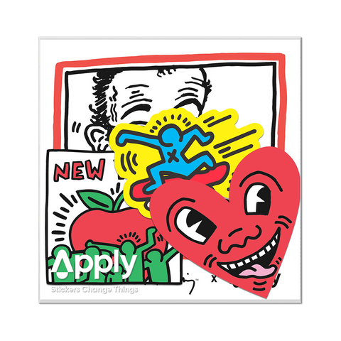 Haring's New York - Sticker Pack of Three