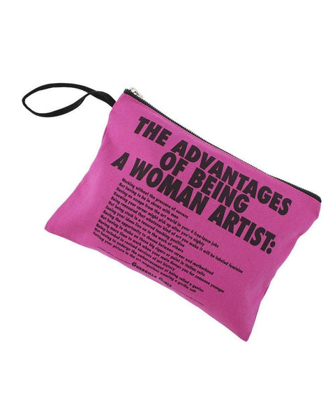 Advantages Of Being A Woman Artist Clutch x Guerrilla Girls