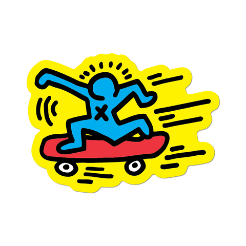 Skater by Keith Haring - Die-Cut Sticker - Mint Museum Store