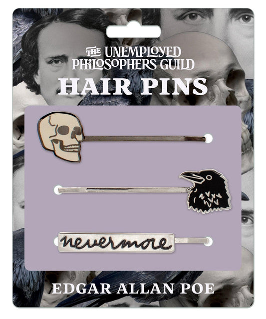 Edgar Allen Poe Hair Pins