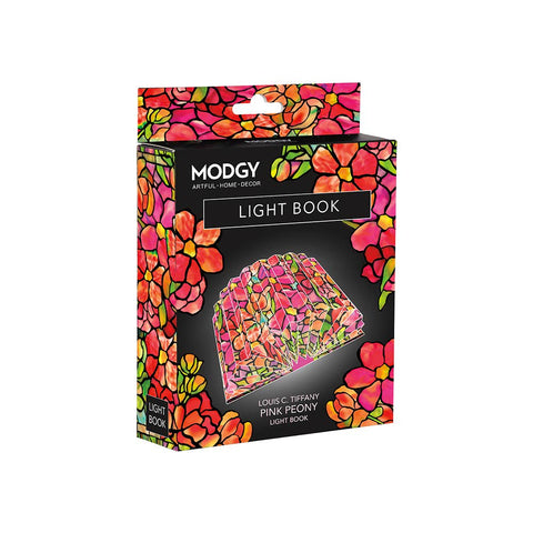 Modgy Light Book - Louis C. Tiffany Pink Peony
