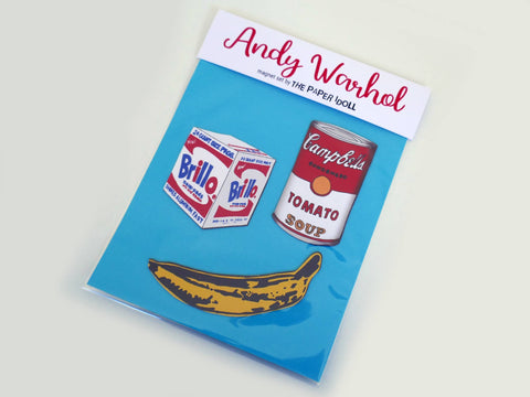 Andy Warhol Inspired Magnet Set | Limited Edition.
