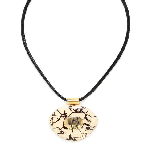 Nature Bijoux Leopard Pendant Necklace