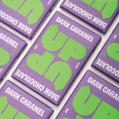 UP-UP - Dark Caramel Chocolate Bar - 120g