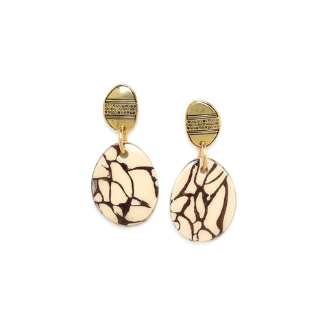 Nature Bijoux Leopard Drop Earring