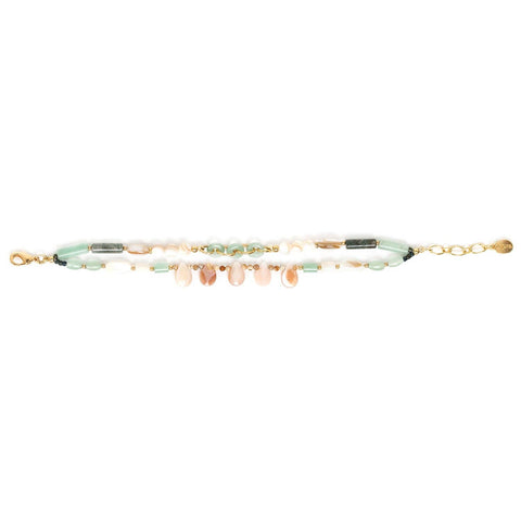 Nature Bijoux Menthe Multi Strand Bracelet