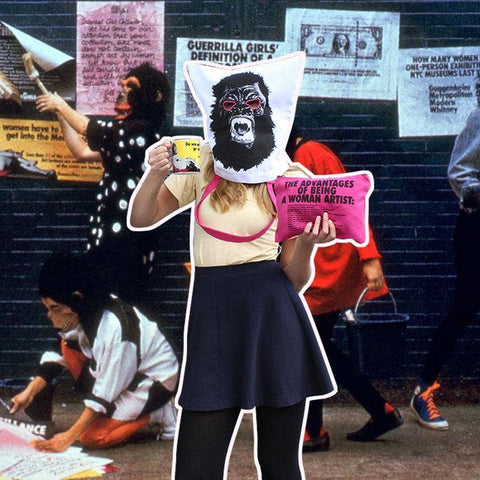 Advantages Of Being A Woman Artist Clutch x Guerrilla Girls