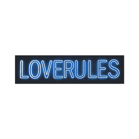 LOVERULES by Hank Willis Thomas - Die-Cut Sticker - Mint Museum Store