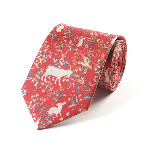 Cluny Tapestry Red Tie