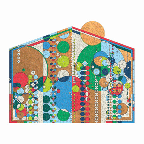 Frank Lloyd Wright Midway Mural Shaped Puzzle