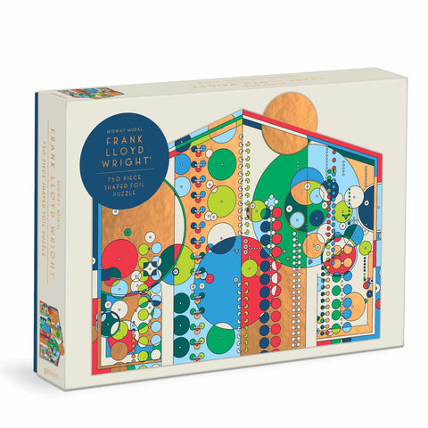 Frank Lloyd Wright Midway Mural Shaped Puzzle