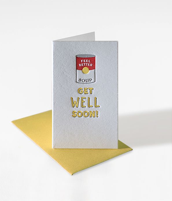 Get Well Soup Enclosure Notes-10 Count