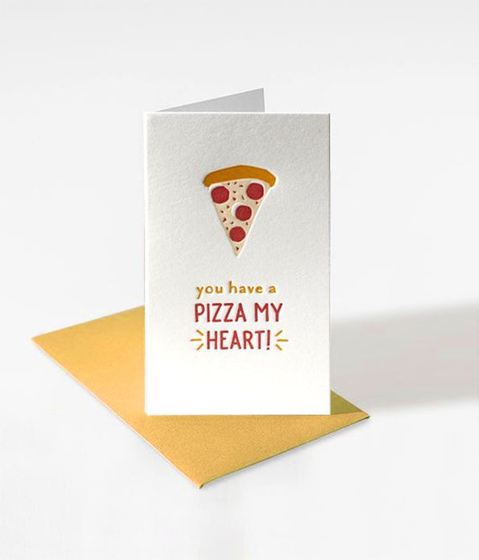 Pizza My Heart Enclosure Cards 10 count