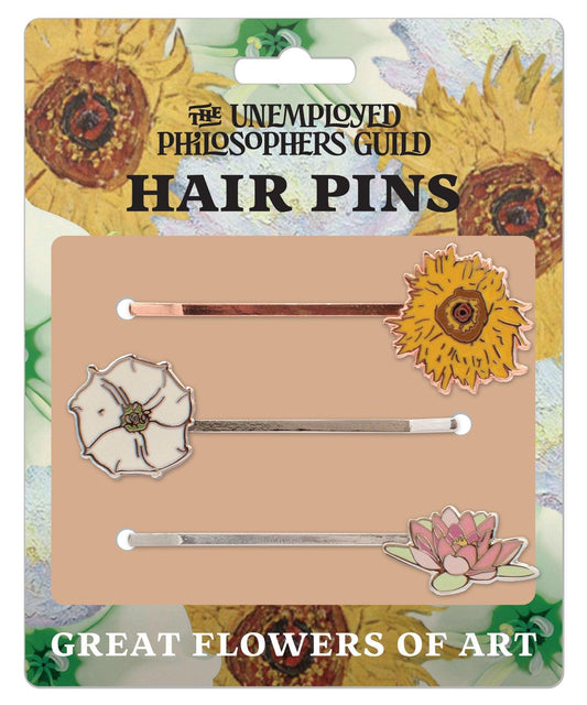 Great Flowers of Art Hair Pins