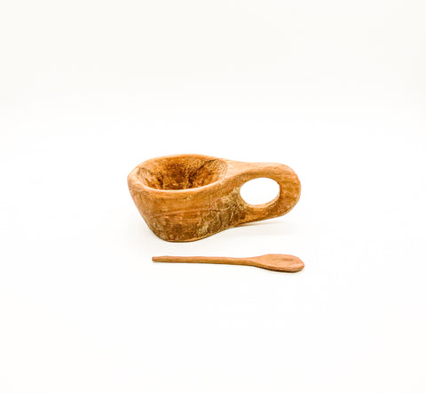 Wild Olive Wood Spice Bowl