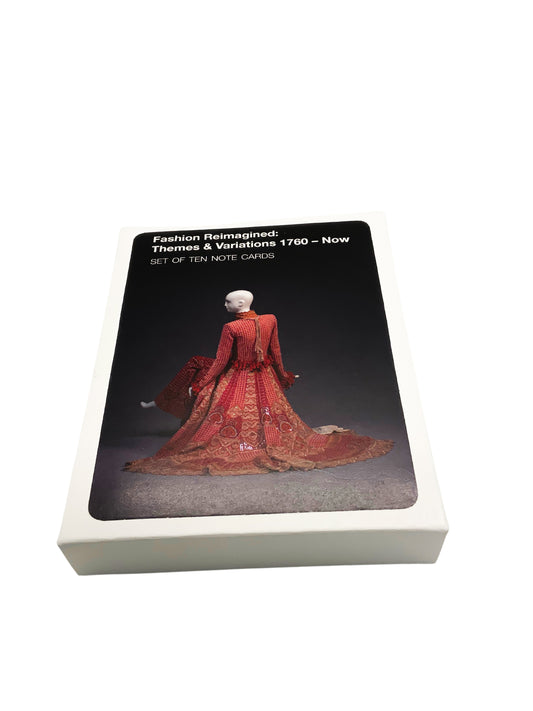 Fashion Reimagined Notecard Set of 10 Red Dress Cover