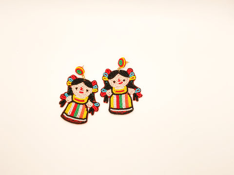 Beaded Frida Earrings