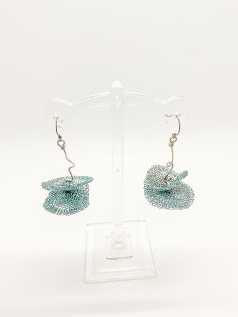 Tiered Spiral Knit Earring