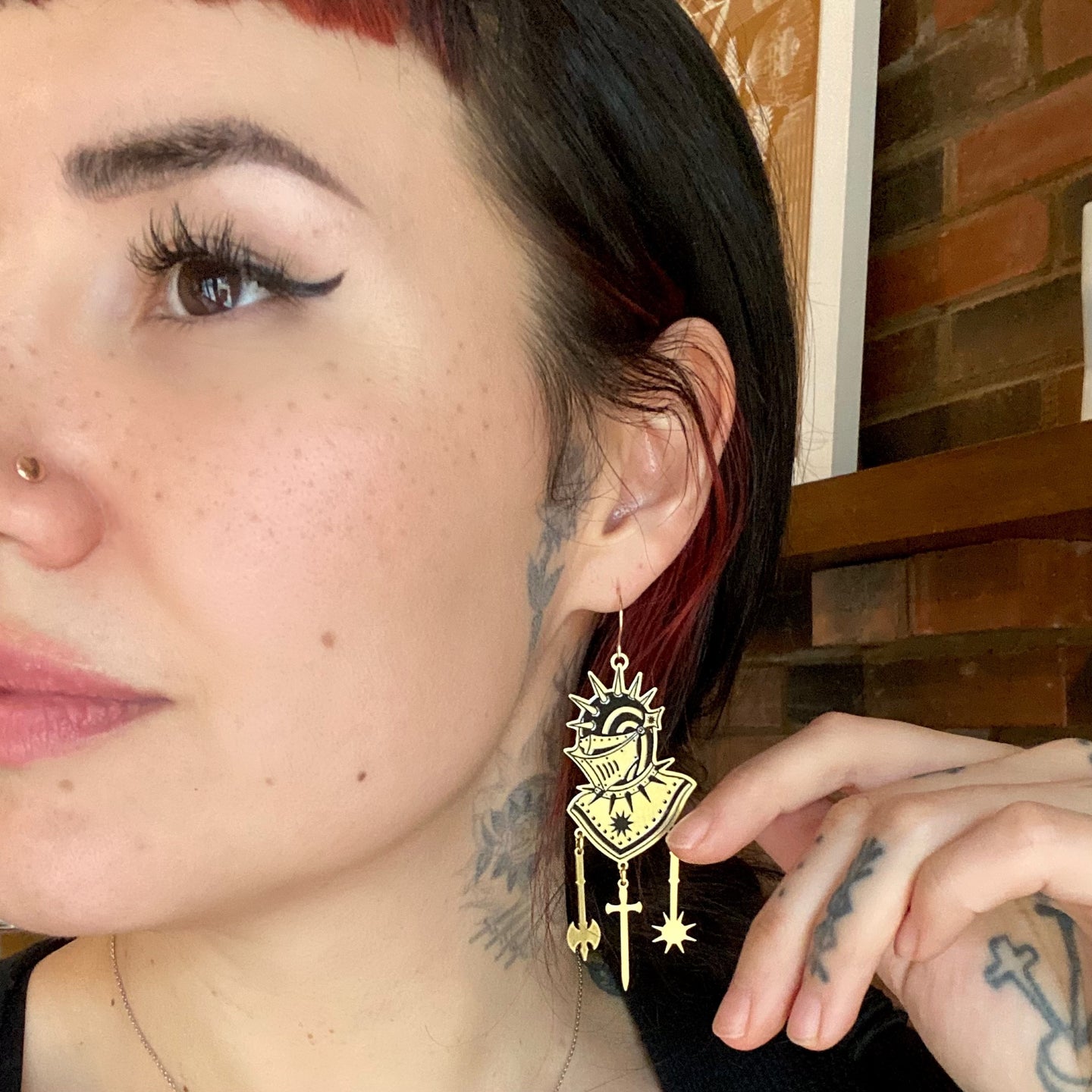 To the Death Earrings