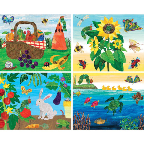 Eric Carle 4 Pack Kids Puzzles