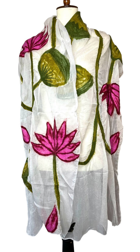 White Lotus Scarf