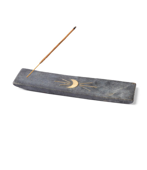 Indukala Moon Phase Incense Black Marble
