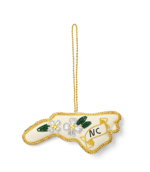 North Carolina Fabric Ornament