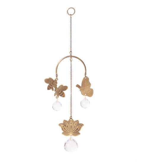 Surya Mobile Engraved Brass Suncatcher - Mint Museum Store