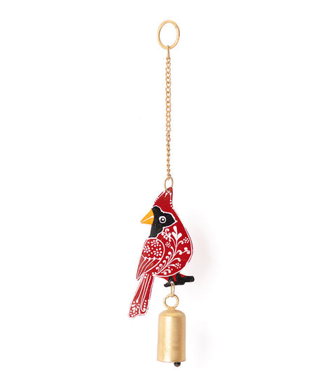 Henna Cardinal Wind Chime - Mint Museum Store