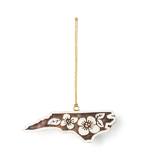 North Carolina Wooden Ornament