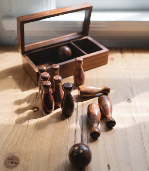 Tabletop Bowling Game Set