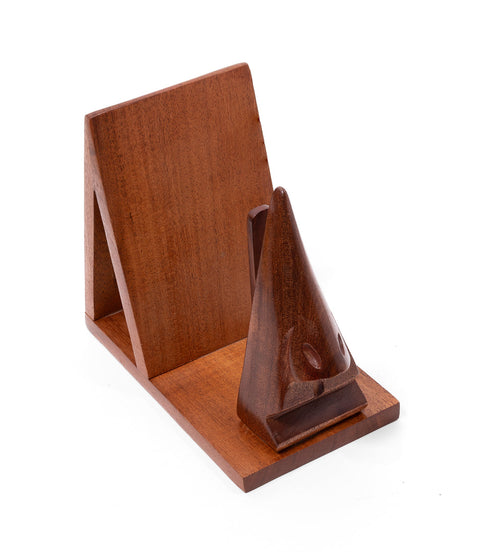 Nose Book and Glass Caddy